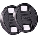 Kase Snap-On Lens Cap (49mm, 2-Pack)