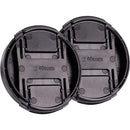 Kase Snap-On Lens Cap (49mm, 2-Pack)
