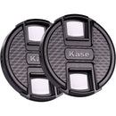 Kase Snap-On Lens Cap (58mm, 2-Pack)