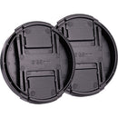 Kase Snap-On Lens Cap (58mm, 2-Pack)