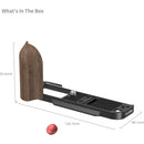 SmallRig L-Shaped Wooden Grip for FUJIFILM X-T30 Series (Black)