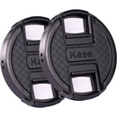 Kase Snap-On Lens Cap (46mm, 2-Pack)