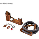 SmallRig Leather Half Case Kit for FUJIFILM X-T30 (Brown)