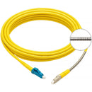 nanoFIBER Uniboot LC to LC Singlemode A2 3.0mm Plenum I/O OS2 Patch Cord w/ Under Jacket (Yellow, 6')