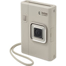 FUJIFILM instax mini LiPlay+ Hybrid Instant Camera with Basic Kit (Sand Beige, 10 Exposures)