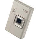 FUJIFILM instax mini LiPlay+ Hybrid Instant Camera with Basic Kit (Sand Beige, 10 Exposures)