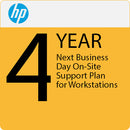 HP 4-Year Next Business Day On-Site Support Plan for Workstations