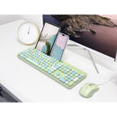 X9 Performance Colorful Wired Keyboard and Mouse Combo (Green)