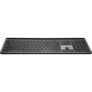 X9 Performance Full-Size Rechargeable Backlit Keyboard with Tablet & Phone Holder (Gray)