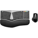 X9 Performance Bluetooth + RF Wirless Ergonomic Keyboard and Mouse Combo for 3 Devices