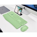 X9 Performance Multi-Device Wireless Ergonomic Keyboard and Mouse Combo (Light Green)