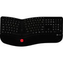 X9 Performance Backlit RF Wireless Ergonomic Keyboard with Trackball for PC