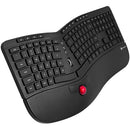 X9 Performance Backlit RF Wireless Ergonomic Keyboard with Trackball for PC