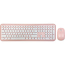 X9 Performance Rf Wireless Colorful Keyboard and Mouse Combo (Pink & White)
