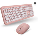 X9 Performance Rf Wireless Colorful Keyboard and Mouse Combo (Pink & White)