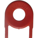 BRADY PEOPLE ID Rigid Plastic Guard Key for Locking Holder (Red, 5-Pack)
