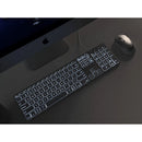 Macally Wired Backlit Keyboard with USB Hub for Mac