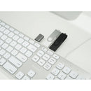 Macally Wired Backlit Keyboard with USB Hub for Mac