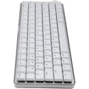 Macally 84-Key Bluetooth Wireless Keyboard with Clear Bottom for Mac (Aluminum)