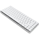 Macally 84-Key Bluetooth Wireless Keyboard with Clear Bottom for Mac (Aluminum)