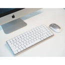 Macally 84-Key Bluetooth Wireless Keyboard with Clear Bottom for Mac (Aluminum)