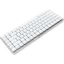 Macally 84-Key Bluetooth Wireless Keyboard with Clear Bottom for Mac (Aluminum)
