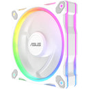 ASUS Prime MR120 ARGB Reverse Blade PWM Fan (White, 3-Pack)