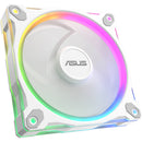 ASUS Prime MR120 ARGB Reverse Blade PWM Fan (White, 3-Pack)