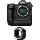 Nikon Z9 Mirrorless Camera with FTZ II Mount Adapter and Basic Bundle