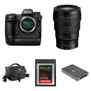 Nikon Z9 Mirrorless Camera with 14-24mm f/2.8 Lens and Basic Bundle