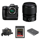 Nikon Z9 Mirrorless Camera with 50mm f/1.4 Lens and Basic Bundle