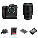 Nikon Z9 Mirrorless Camera with 24-70mm f/2.8 Lens and Essentials+ Kit