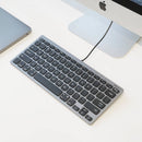 Macally USB-C Compact Wired Keyboard