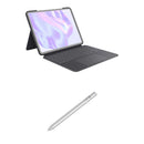 Logitech Combo Touch Backlit Keyboard Case for Apple 13" iPad Pro M4 and Crayon Digital Pencil Bundle