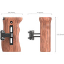 SmallRig Wooden Side Handle with 1/4"-20 Screws