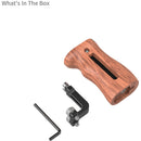 SmallRig Wooden Side Handle with 1/4"-20 Screws