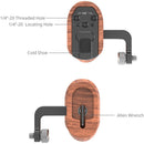 SmallRig Wooden Side Handle with 1/4"-20 Screws