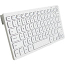 Macally Compact Wireless Keyboard (White)