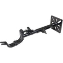 ProX LED Panel Wall Mounting Plate to 2" Extension Pole Truss Clamp (10 to 13", Black)