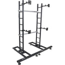 ProX LED Panel Wall Mounting Plate to 2" Extension Pole Truss Clamp (10 to 13", Black)