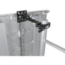 ProX LED Panel Wall Mounting Plate to 2" Extension Pole Truss Clamp (10 to 13", Black)