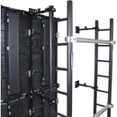 ProX LED Panel Wall Mounting Plate to 2" Extension Pole Truss Clamp (10 to 13", Black)