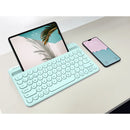 Macally Compact Rechargeable Bluetooth Keyboard (Mint Green)