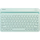 Macally Compact Rechargeable Bluetooth Keyboard (Mint Green)