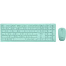 Macally Wireless Bluetooth Keyboard and Mouse Combo for Mac (Light Green)