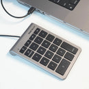 Macally 22-Key USB-C Numeric Keypad (Space Gray)