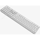 Macally Full-Size Wired Backlit Keyboard for Mac (Aluminum)