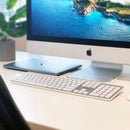 Macally Full-Size Wired Backlit Keyboard for Mac (Aluminum)