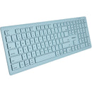 Macally Wireless Bluetooth Keyboard and Mouse Combo for Mac (Light Blue)