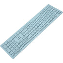 Macally Wireless Bluetooth Keyboard and Mouse Combo for Mac (Light Blue)